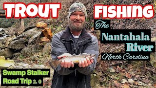 Trout fishing the Nantahala River NC [upl. by Duer]