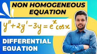 Non homogeneous differential equation  Example solved  Engineering mathematics [upl. by Weber]