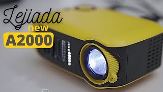 LEJIADA New A2000 Mini Projector Review  Budget Mini Projector [upl. by Iand]