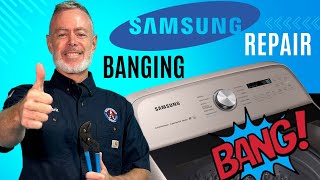 Washing Machine Off Balance Repair Samsung [upl. by Ianahs811]