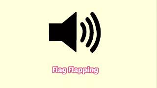 Flag Flapping Sound Effect [upl. by Leahcimluap614]