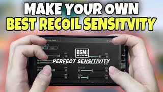 How to make your own Sensitivity  Zero Recoil Sensitvity for BGMI  Perfect Sensitivity Settings [upl. by Bille874]