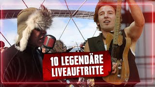 10 legendäre Liveauftritte [upl. by Allicserp273]