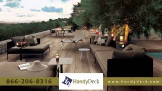 HandyDeck deck tiles and porcelain pavers for stunning decks amp patios [upl. by Ayiotal366]