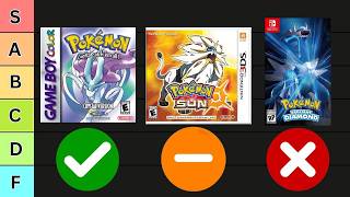 Ranking ALL Main Series POKEMON Games [upl. by Normak346]