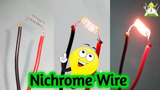 Nichrome wire  nichrome wire project  💡💡💡  all technique  all technics [upl. by Asined]