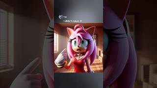 Amy’s Wish Came True And This Happened… ai memes sonic [upl. by Anelac]