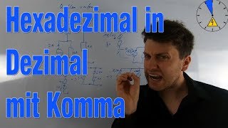 Hexadezimal in Dezimal mit KOMMA umwandeln  Zahlensystem  Informatik [upl. by Saxe]