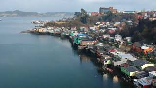 Palafitos Chiloé  Vuelo Dron en Castro [upl. by Potash]