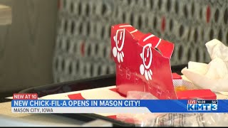 New ChickFilA opens in Mason City [upl. by Beaston]