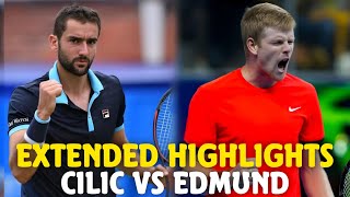 Marin Cilic Vs Kyle Edmund  Cassis 2024 Extended Highlights [upl. by Letnwahs]