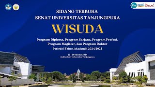 Wisuda Periode I Tahun Akademik 20242025  Universitas Tanjungpura  Day 2 [upl. by Ik70]