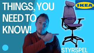 Ikea Styrspel and Thing what you NEED to know Chair Review [upl. by Newhall508]