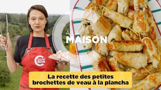 Petites brochettes de veau à la plancha [upl. by Arhoz]