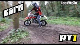 kurz rt1 Pit Bike and Road Legal 160cc CRF70 Adventure EP 14 [upl. by Schnabel]