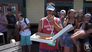 Barstool Pizza Review  Giordanos Marthas Vineyard [upl. by Sidonnie]