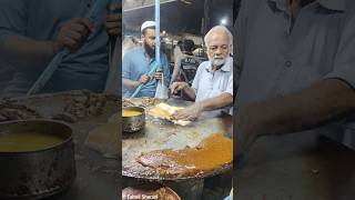 Most Famous Tawa Kaleji Bun Kabab  Fried Liver  Street Food Pakistan  Fahad Sherazi [upl. by Ecinuahs763]