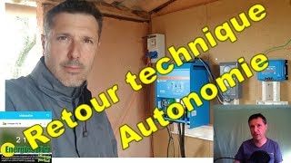 ⚡Retour technique⚙ sur petite installation photovoltaïque autonome [upl. by Ardnovahs]