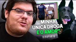 CASIMIRO REAGE AEROPORTO  SABIA QUE DA PRA ADOTAR O CACHORRO DA FEDERAL  Cortes do Casimito [upl. by Schreibe]