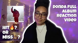 Donda Kanye West FULL ALBUM FIRST REACTION [upl. by Gibby]