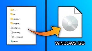 Make Bootable ISO From any WINDOWS filesfolders🔥🔥 [upl. by Kathe338]