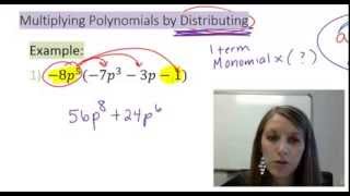 5 Multiplying Polynomials  Part 1 Distributing and FOILing [upl. by Whitson]