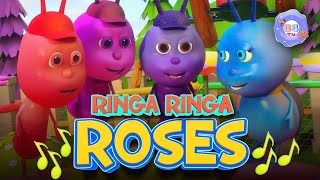 Ringa Ringa Roses with Lyrics  BBTVKIDS Nursery Rhymes and Kids Songs [upl. by Pedrick]