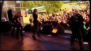 Satanic Slaughter  Towards Damnations End Live Sweden Rock [upl. by Ahsiryt390]