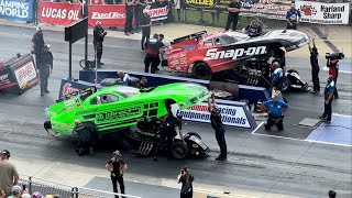 Nitro Funny Car  Qualifying  2023 Summit NHRA Nationals  Norwalk OH [upl. by Ennayelhsa]