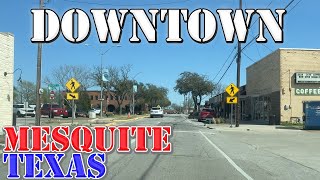 Mesquite  Texas  4K Downtown Drive [upl. by Gilus87]