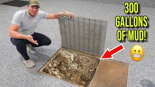 Cleaning 300 Gallons of MUD Out of my Drain Pit [upl. by Tremayne]