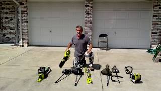 Ryobi 4 Cycle and 40 Volt Power Tools  Introduction  Ray Hayden [upl. by Nwahsear]