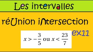 Seconde Les intervalles et les encadrements Exercice application du cours ex10 [upl. by Ahtabbat929]