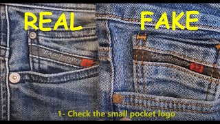 Diesel jeans real vs fake How to spot fake Diesel denim jeans [upl. by Amlev]