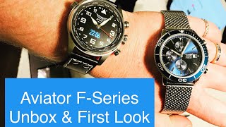 Aviator F Series Watches Unboxing amp First Look [upl. by Jarad]