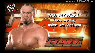 Gene Snitsky 2004 v2  quotNot My Faultquot WWE Entrance Theme [upl. by Perkoff]