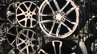 SEMA 2013  Replica Wheels in all sizes colors and finishes from Factory Reproductions [upl. by Artenahs]