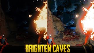 How To Brighten Caves Using NVIDIA You Wont Like It  The Forest 4K [upl. by Marinna]