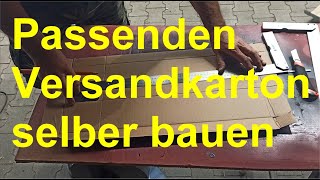 Maßgeschneiderten Karton selber bauen [upl. by Sammons]