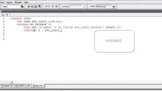 VHDL BASIC Tutorial  PACKAGE [upl. by Middle20]