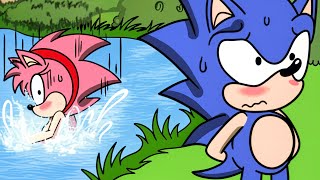 Sonic Got Into A Very Awkward Situation Sonic Comic Dub [upl. by Dallis]