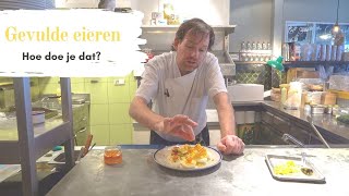 Koken met Rik de Jonge Gevulde eieren [upl. by Ytomit545]