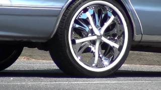 Chevy car with 22 inch SPINNER CHROME RIMS [upl. by Soisatsana]