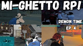 MiGhettoRP DEMON TIME EP 4 NONE STOP ACTION 😈😈  GTARP  MGNYC [upl. by Frederigo]