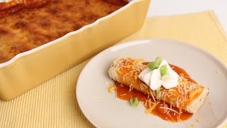 Chicken Enchiladas Casserole  Laura Vitale  Laura in the Kitchen Episode 817 [upl. by Anigroeg]