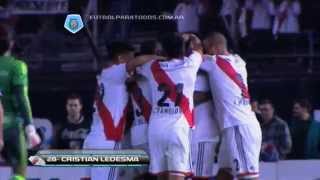 Gol de Ledesma River 3  Quilmes 0 Fecha 19 Torneo Final 2014 FPT [upl. by Justus]