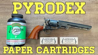 Pyrodex Paper Cartridges for Cap amp Ball Revolvers [upl. by Anehc146]