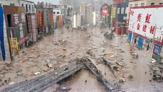 The disaster in China is getting out of control Floods is increasingly widespread in Nanyang [upl. by Hanid]