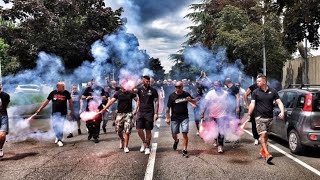 Curva Sud Milano e Curva Nord Brescia Gemellaggio 05062021  acmilan curvasudmilano banditi [upl. by Schumer334]