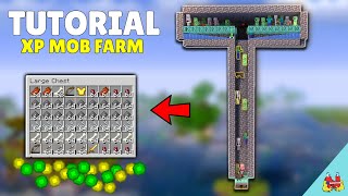 Minecraft EASY MOB XP Farm Tutorial 121 [upl. by Aneehsor]